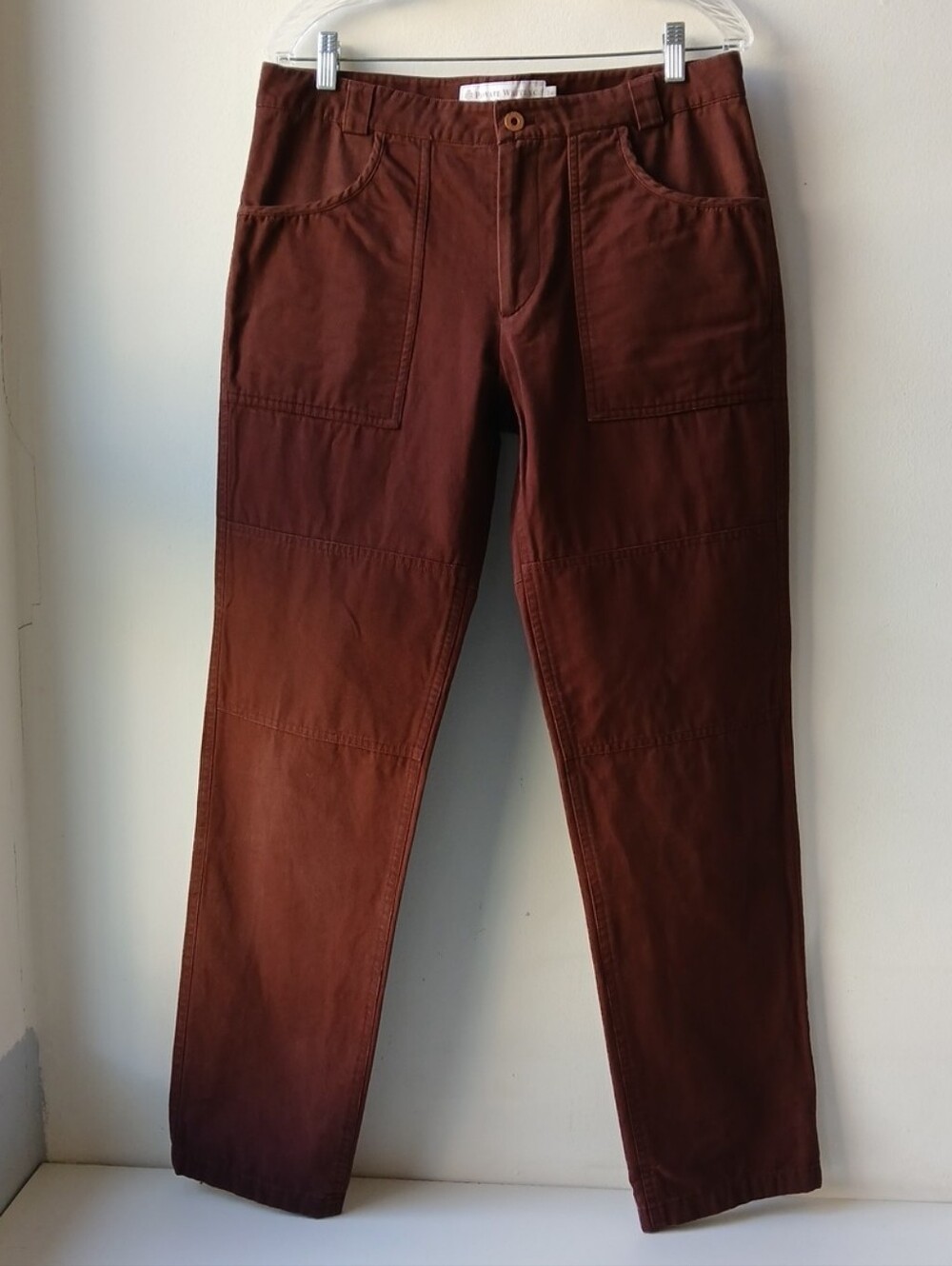 Private White VC Canvas Pants Brown Men's 34